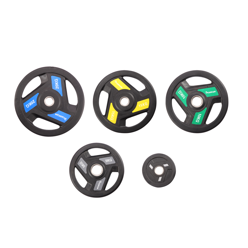 彩色三孔杠鈴片 PSM-P008 彩色三孔杠鈴片 PSM-P008