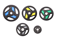 彩色三孔杠鈴片 PSM-P008 彩色三孔杠鈴片 PSM-P008